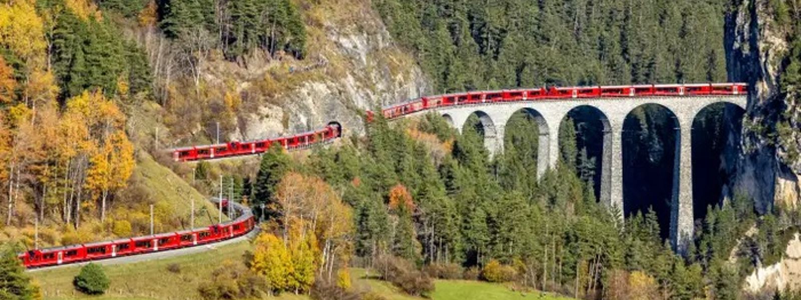 This Train in Switzerland is the World's Longest